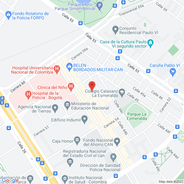 Map of Cortés Duque Luz Stella
