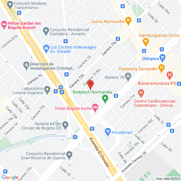 Map of Paul Latin S.A.S.