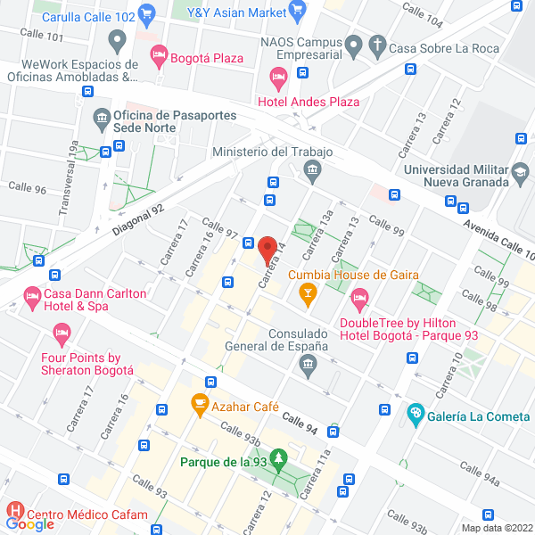 Map of Concesión Parqueadero Calle 97 S.A.