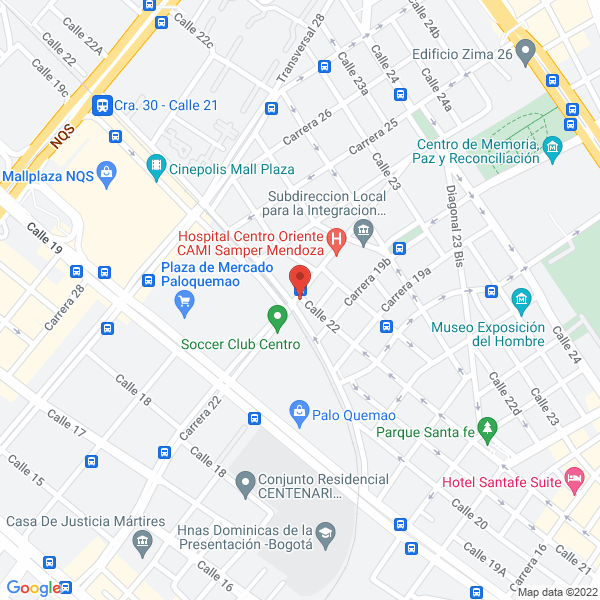 Map of Agencitur Ltda