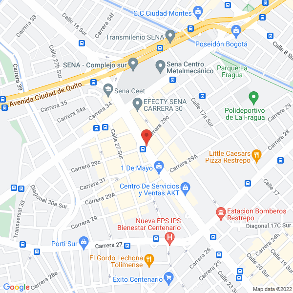 Map of Rusbel Martínez