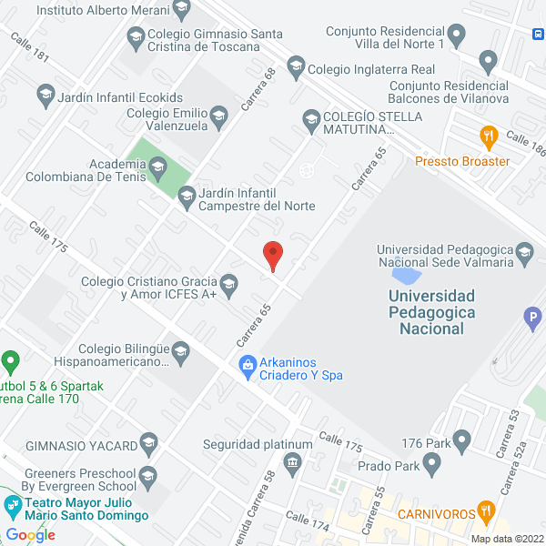 Map of Jarros Y Flores Ltda.