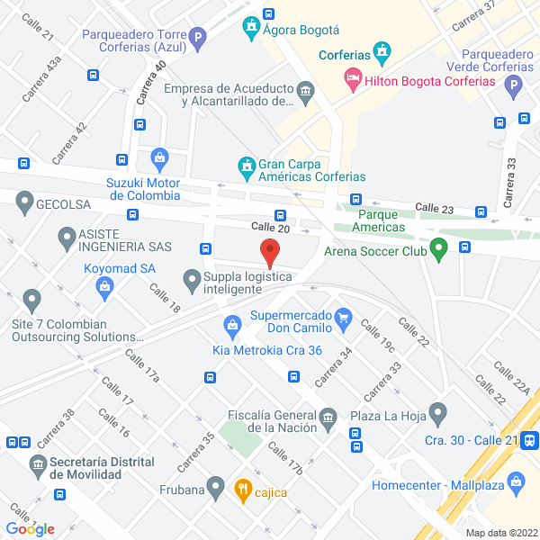 Map of Jorge Contreras Lozano