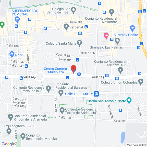 Map of Antonio Maria Valero Sánchez
