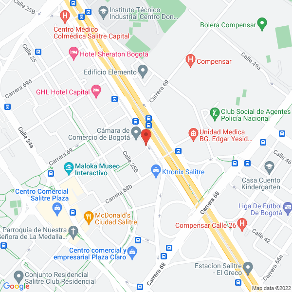 Map of Soluciones De Software Y Sistemas Empresariales S&E S.A.S.