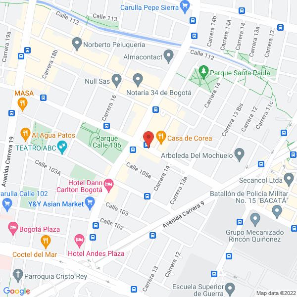 Map of Cindy Vanessa Pulido Vargas