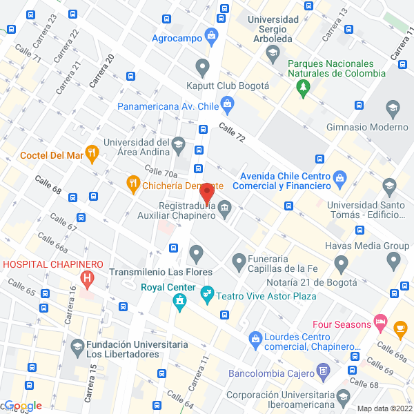 Map of Roberto Guzmán