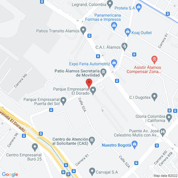 Map of Luciano Martinez Y Cia SA En Liquidacion