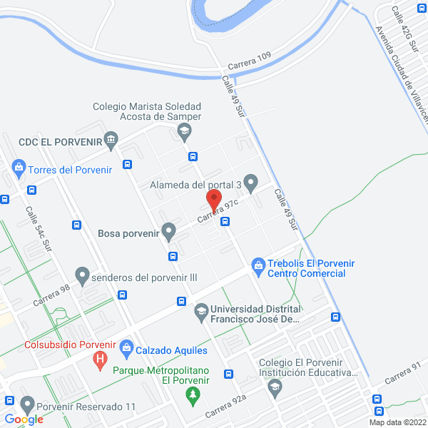 Map of Supermercados Fan S.A.S.