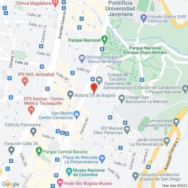 Map of Qadrante S.A.S.