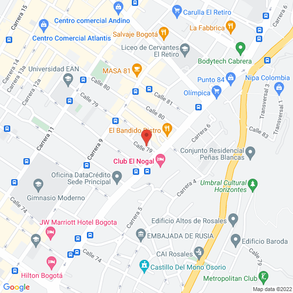 Map of Mantilla Mccormick S.A.S.