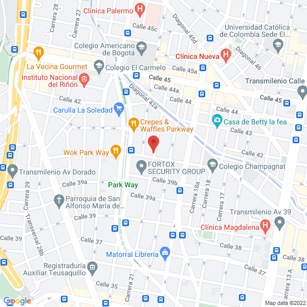 Map of Cooperativa Prisbi Ltda.