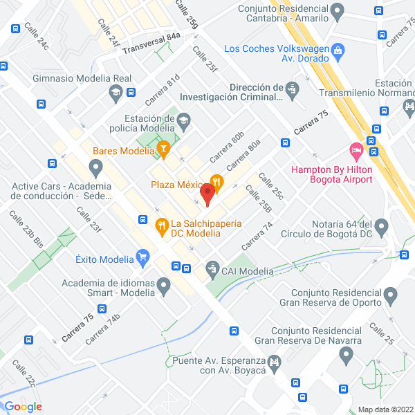 Map of Tecnología En Maquinaria Equipos Y Soluciones Ltda.