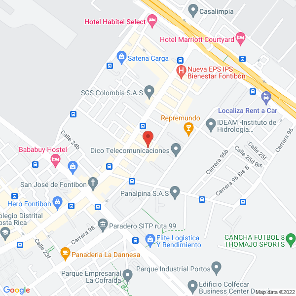 Map of Comercializadora Macel Ltda