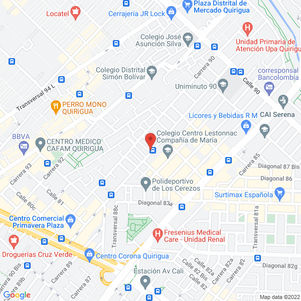 Map of Mgm Herrajes S.A.S.