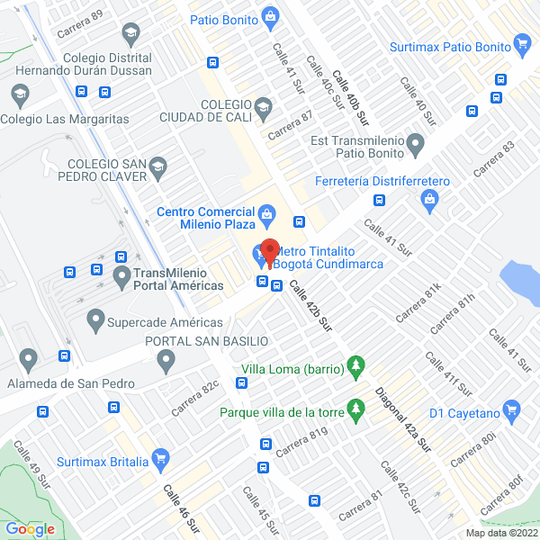 Map of Tienda Deportiva