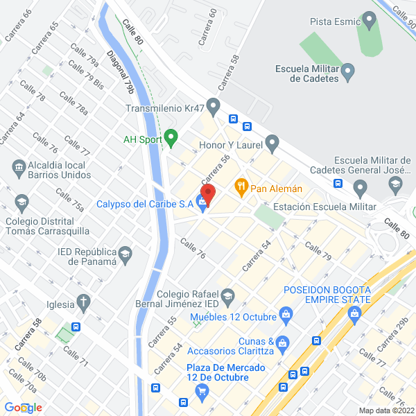 Map of Inversiones Mendez Pira Ltda.