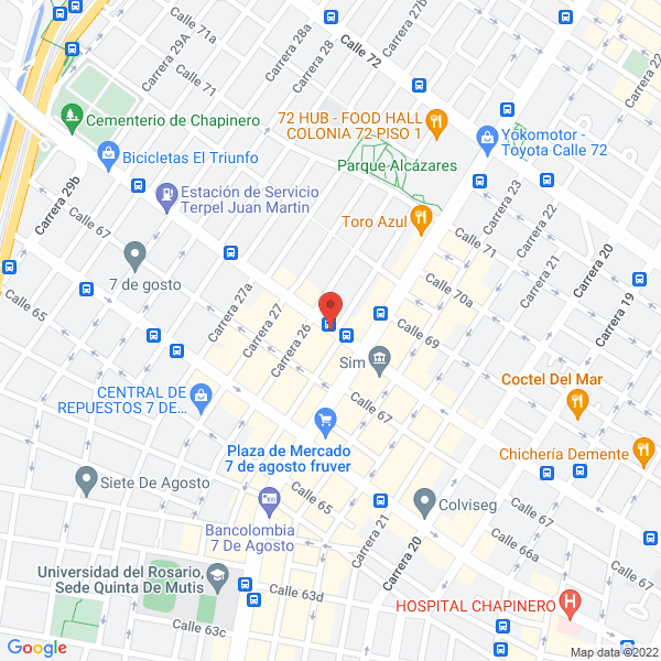 Map of Acricom Ltda.
