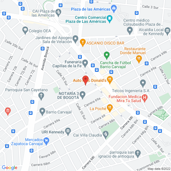 Map of Outsoursing Kargo Ltda.