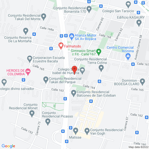 Map of Areas Verdes Ajm S.A.S.