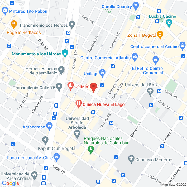 Map of Sistend Ltda.