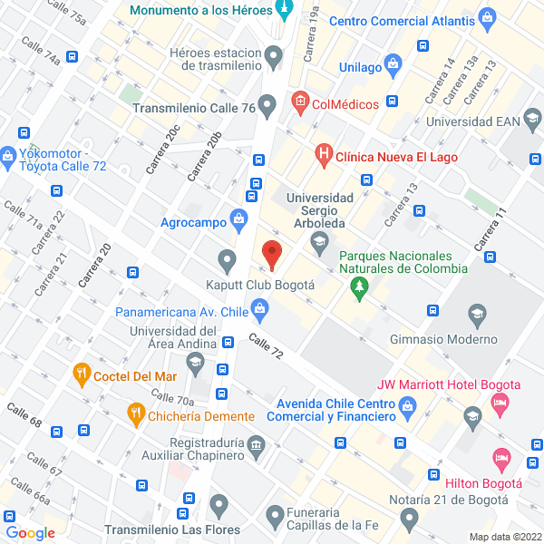 Map of Ingeniería & Equipos Del Caribe Ltda.