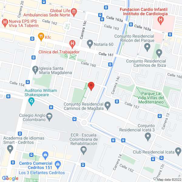 Map of Pollis Pizza