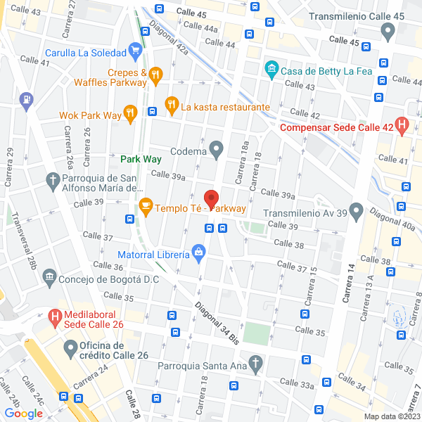 Map of Globos De Colombia Ltda