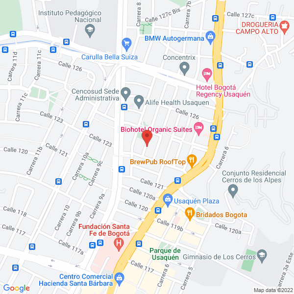 Map of Biomarcas S. A.