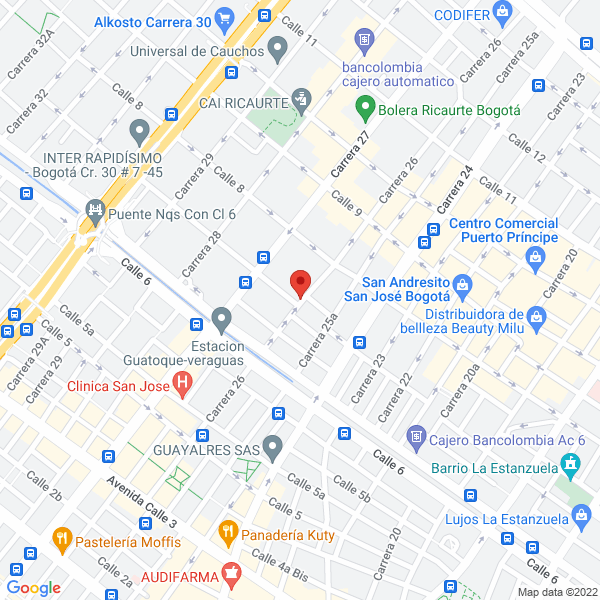 Map of Tacoplas Ltda.