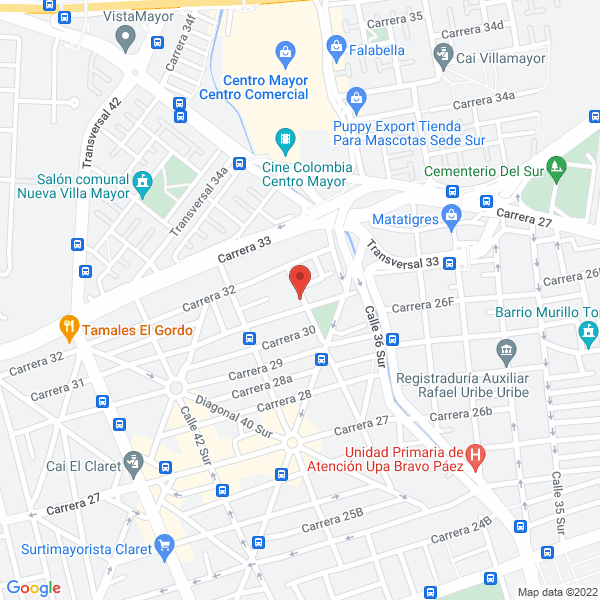 Map of Introquel S.A.S