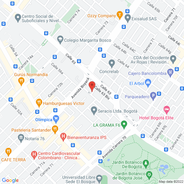 Map of Acotir Ltda.
