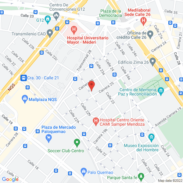 Map of Cambio Movil S.A.