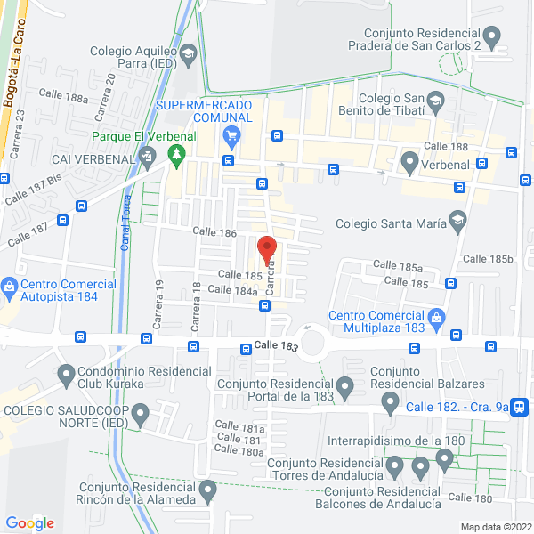 Map of Casa Comercial San Martín