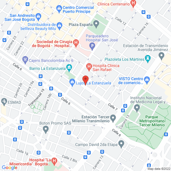 Map of Distribuidora De Racores Y Accesorios Ltda.
