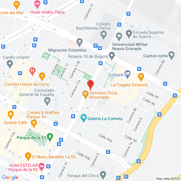 Map of Carbón Y Sopas