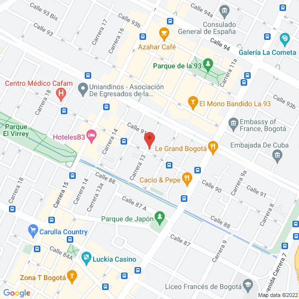 Map of Medicall Home Colombia S.A.S.