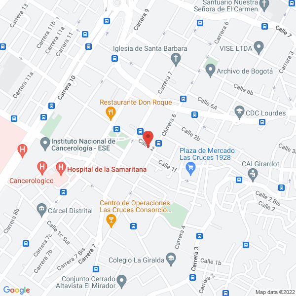 Map of Erik Fernando Sánchez Romero