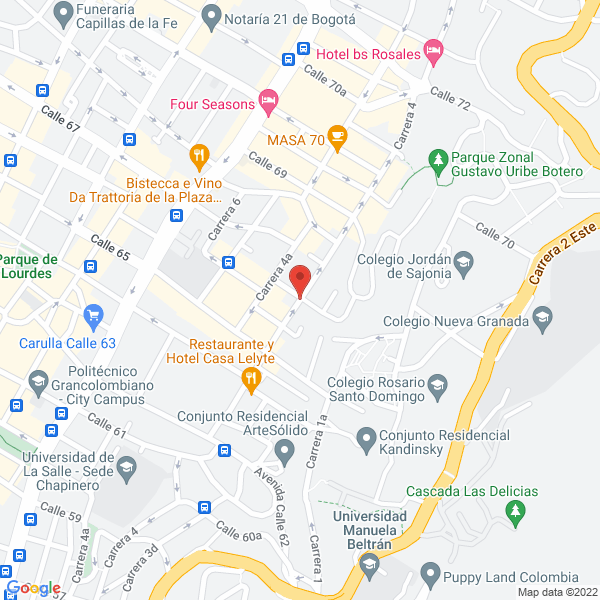 Map of Urb Plan Proyectos Y Estudios Del Territorio Ltda.