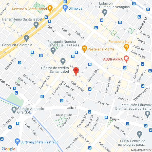 Map of Huellitas Inolvidables