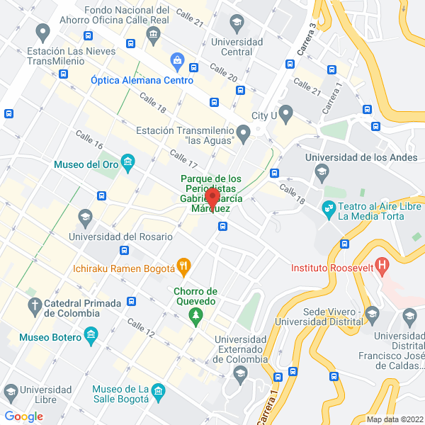 Map of Platypus Hotel S.A.S.