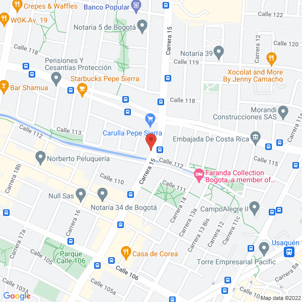 Map of Navarro Mejia Y Cía. Ltda. Agencia De Seguros