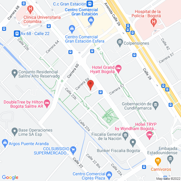 Map of Auditan Y Cía. Ltda.