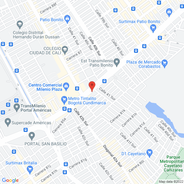 Map of Distribuidora De Materiales La Bodega Ltda.