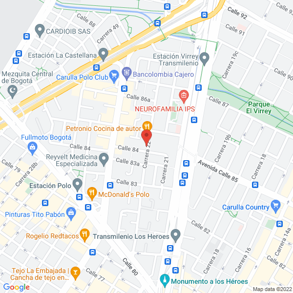 Map of Radio Tel Ltda.