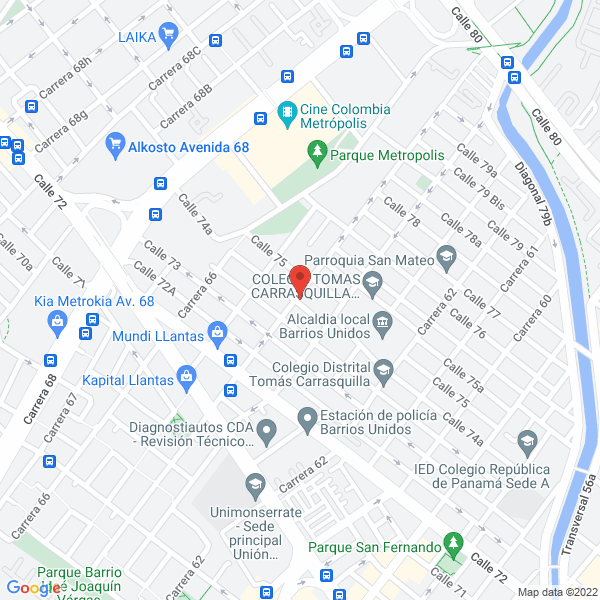 Map of Asesorias Y Servicios De Colombia Sociedad Anonima Con Sigla Aser De Colombia SA