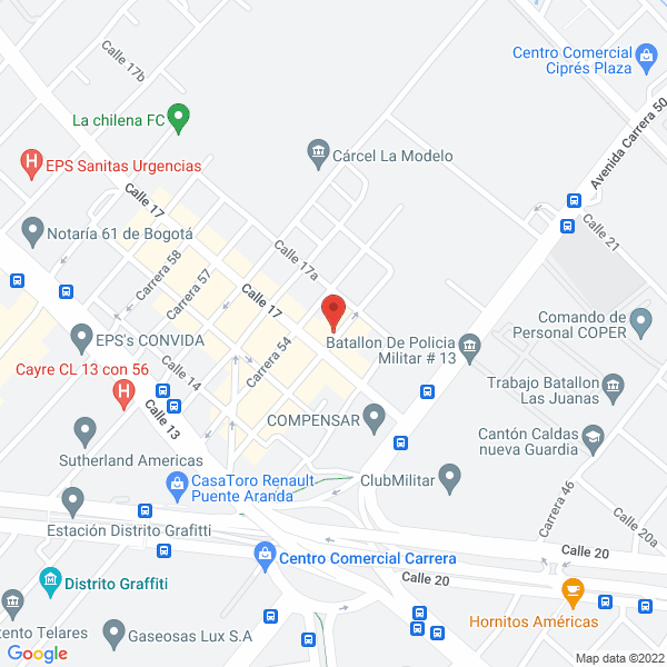 Map of Brilliant Comerce Ltda