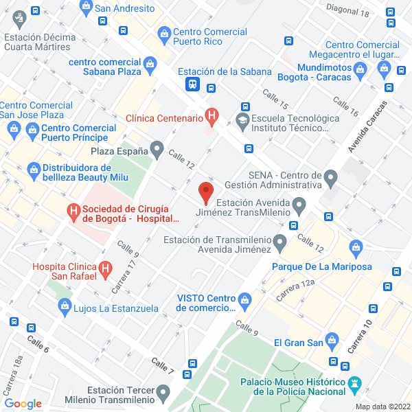 Map of Ferretería El Triunfador Colombia S.A.S.