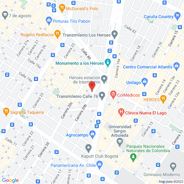 Map of Seguridad Velez Ltda.