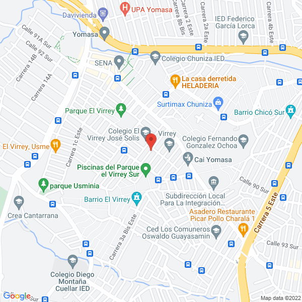 Map of Tala Y Poda De Arboles Jeg S.A.S.